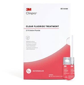 3M Clinpro Clear Fluoride Treatment Varnish, Watermelon Flavor, 0.5 mL Unit Dose, 2.1% Sodium Fluoride, 100/Pk, #7210W thumbnail 7