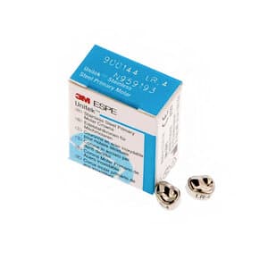 3M Unitek Stainless Steel Primary Molar Crown, Lower Right First Molar, Size 4 (LR4), 5/Pk, 900144 thumbnail 12