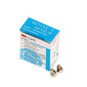 3M Unitek Stainless Steel Primary Anterior Crowns, Upper Cuspid, Size 2U, 5/Box, 907042 thumbnail 12