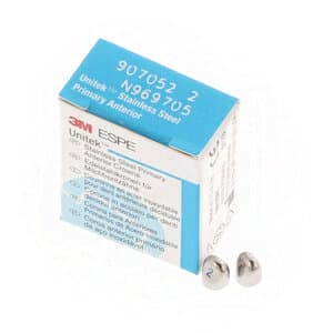 3M Unitek Stainless Steel Primary Anterior Crowns, Lower Cuspid, Size 2 (2L), 5/Box, 907052 thumbnail 12