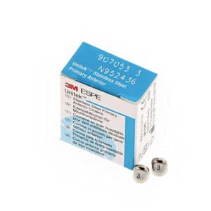 3M Unitek Stainless Steel Primary Anterior Crowns, Lower Cuspid, Size 3L, 5/Box, 907053 thumbnail 12