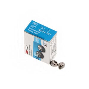 3M™ ESPE™ Stainless Steel Primary Molar Crowns, Size 2, Lower Left First Primary Molar, D-LL-2, Box of 5 thumbnail 12