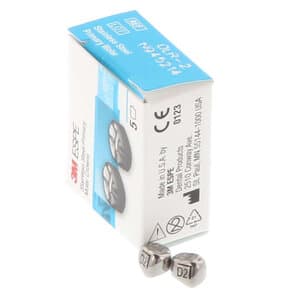 3M™ ESPE™ Stainless Steel Primary Molar Crown, Size 2, Lower Right First Primary Molar, D-LR-2, Box of 5 thumbnail 12