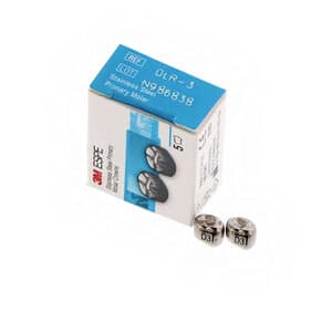 3M™ ESPE™ Stainless Steel Primary Molar Crown, Size 3, Lower Right First Primary Molar, D-LR-3, Box of 5 thumbnail 12