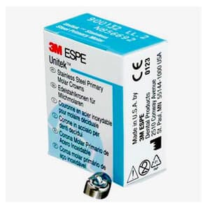 3M™ ESPE™ Stainless Steel Primary Molar Crown, Size 6, Lower Right First Primary Molar, D-LR-6, Box of 5 thumbnail 5