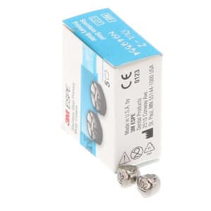 3M™ ESPE™ Stainless Steel Primary Molar Crown, Size DUL2 (Upper Left First Primary Molar), Box of 5 thumbnail 5