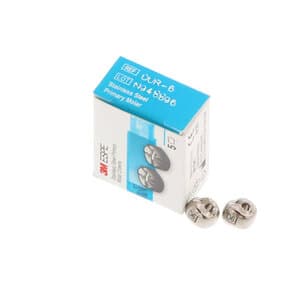3M™ ESPE™ Stainless Steel Primary Molar Crown, Size 6, Upper Right First Primary Molar, D-UR-6, Box of 5 thumbnail 5
