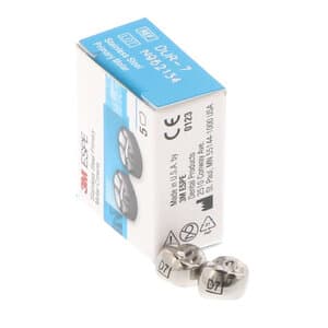 3M™ ESPE™ Stainless Steel Primary Molar Crown, Size 7, Upper Right First Primary Molar, D-UR-7, Box of 5 thumbnail 12