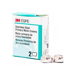 3M™ ESPE™ Stainless Steel Primary Molar Crown, Size 6, Lower Right Second Primary Molar, ELR6, Box of 5 thumbnail 12