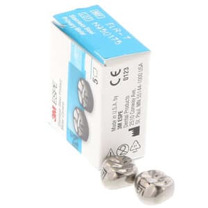 3M™ ESPE™ Stainless Steel Primary Molar Crown, Size 7, Lower Right Second Primary Molar, 5/Box, E-LR-7 thumbnail 10