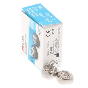 3M ESPE Stainless Steel Primary Molar Crown, Second Primary Molar, Upper Right, Size EUR7, Refill Box of 5, E-UR-7 thumbnail 10