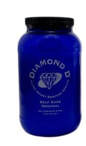 Keystone Diamond D Self-Cure Denture Resin, Dark Veined, 1 lb Powder/Liquid Kit - DIAMOND D SC DARK VEINED P/L 1LB - Image 1