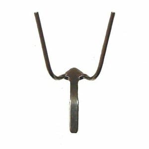Keystone Clasp Scoop Shape Rest Wire, Stainless Steel, #3L, Pack of 10 - CLASP SCOOP SHAPE REST WIRE S. STEEL #3L PK/10 - Image 1