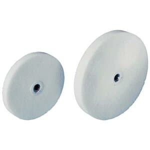 Keystone White Acrylic Knock-Down Wheel, 4" x 1/2", 36-46 Grit, 1/Pk, 1900090 thumbnail 6