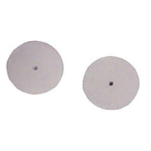 Keystone Deluxe Silicone Square Edge Wheels, White, Coarse Grit, 7/8" x 1/8", Box of 100 thumbnail 5