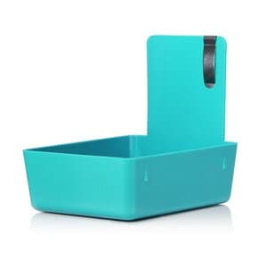 Keystone New Age Aqua Lab Work Pans, 7" x 5" x 2-1/2", Aqua, 12/Pack thumbnail 6