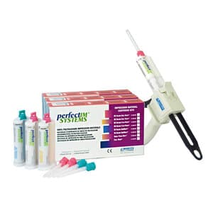 PerfectIM Blue Velvet 30 Second VPS Impression Material Cartridge Kit, 3 x 50 ml Cartridges, 12 Mixing Tips, 21-300500 thumbnail 10