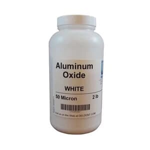 Defend Deldent Aluminum Oxide Powder, 50 Micron, White, 2 lb Bottle, 505050 thumbnail 4