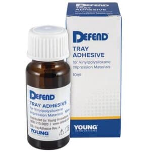 Defend Vinyl Tray Adhesive, 10 mL Bottle with Applicator, Each - Defend Vinyl Tray Adhesive, 10 mL Bottle with Applicator Each - Image 1