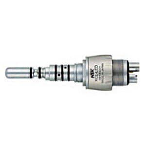 NSK Ti-Max X Series KCL-LED Handpiece Coupler, 6-Pin LED Optic, KaVo MULTIflex LUX Back End, Stainless Steel with Titanium Coating, 1 Each thumbnail 8