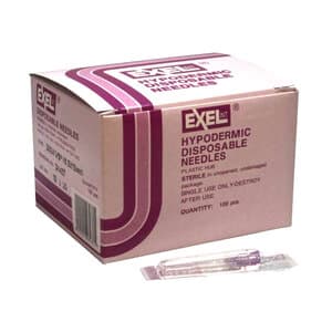 Exel Hypodermic Needle 30G x 1/2", Lavender, Sterile, 100/Box thumbnail 2
