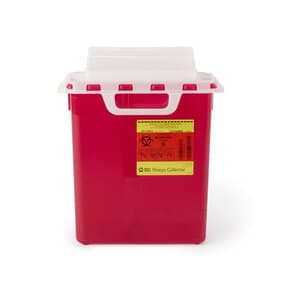 BD Sharps Collector, Red, 3 Gallon, 305771 - SHARPS COLLECTOR RED 3GAL - Image 1