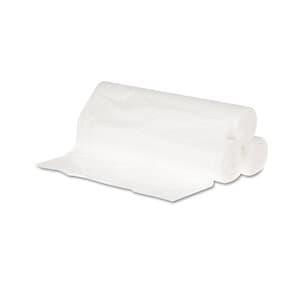 Medegen Can Liner, 24x24 in, Clear, 8-10 Gal, 6 Mic, Star Seal, Coreless Interleaved Rolls, 50/Roll, 20 Rolls/Case - Bag Natural 24x24 Hd - Image 1