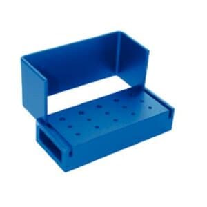 Kerr AXIS Aluminum Bur Block, 15 Holes (10 FG/5 RA), Swivel Top, Autoclavable, Blue, AB320-1U thumbnail 7