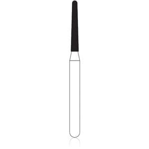 NTI Diamonds FG Coarse Green Round End Taper Bur, 856-012, Pkg/5 - NTI DIAMONDS COARSE FG PK5 C856-012 - Image 1