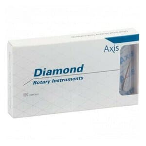 NTI Diamonds FG Coarse Green Round End Taper Bur, 856-025, Pkg/5 - NTI DIAMONDS COARSE FG PK5 C856-025 - Image 1
