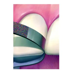 NTI Diamond Finishing Strips, Fine, 2.5mm Wide, 0.08mm Thick, Non-Serrated, Red, 10/Pk, FS2-F thumbnail 10