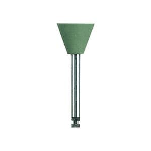 NTI Silicone Polisher, Green, Inverted Cone #85, RA (Right Angle) Latch Shank, High Shine for Alloys/Amalgam/Composites, 10/Pk, P0134-045 thumbnail 7