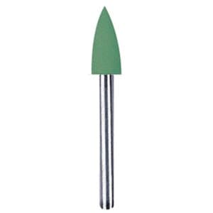 NTI Silicone Polisher, Green, Flame Shape, FG Shank, #060, 10/Pk, P0153-031 thumbnail 7
