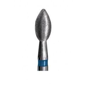 Kerr Zir-Cut Diamond Bur, HP, Pointed Football, Blue, #Z368-023, 2.3 mm Diameter, 5.0 mm Length, 1/Pkg thumbnail 4