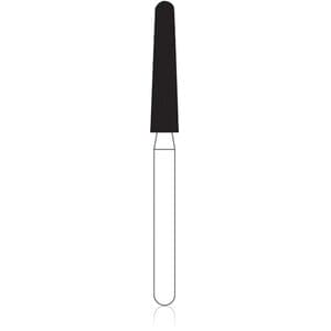Kerr Zir-Cut Diamond Bur, HP, Taper Round End, Blue Ring, #Z856-023, 2.3 mm Diameter, 10.0 mm Length, Single Bur thumbnail 4