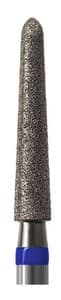 Kerr Zir-CUT Diamond Bur Friction Grip Z878K-021, Z-Grit, Curettage, Cone Beveled End, Blue Ring, 2.1 mm Diameter, 8.0 mm Length, 5/Pk thumbnail 6