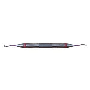 Nordent ImplaMate 204S Posterior Sickle Double-Ended Titanium Implant Scaler, DuraLite ColorRings Handle, CEIS204S thumbnail 6