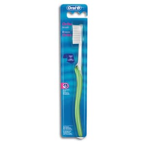Oral-B Orthodontic Toothbrush, V-Shape, Soft Bristles, Size 35, Pack of 12 - ORAL-B ORTHODONTIC BRUSH V- SHAPE 35 SOFT PK/12 - Image 1