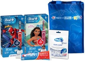 Oral-B Princess Electric 3+ Power Bundle, Case of 3 - ORAL-B PRINCESS ELECTRIC 3+ POWER BUNDLE CS/3 - Image 1
