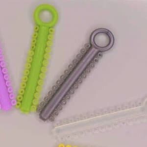 Ease-O-Ties Silver Orthodontic Ligature Ties, 42 Sticks with 24 Modules per Stick, 1008 Ties/Bag, OTE-LIGS-101 thumbnail 2