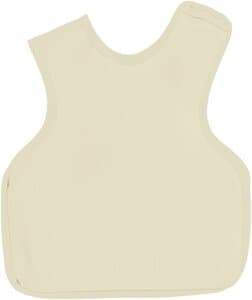 Palmero Cling Shield Child Pano Dual X-Ray Apron, Light Blue Vinyl with Blue Binding, 0.3mm Lead-Lined, 19 7/8" x 19 1/2", No Collar thumbnail 3