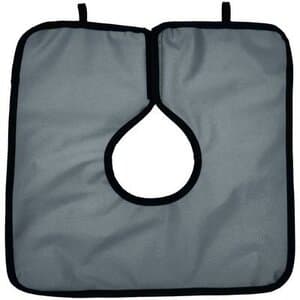 Cling Shield Pan-A-Cape Lead Apron, 0.3 mm Lead Equivalency, Grey Vinyl, 23 1/2" x 7 1/2", 1/Pk, 29GREY thumbnail 5