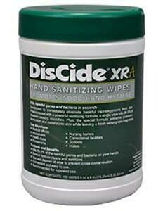 DisCide XRA Hand Sanitizing Wipes, 6" x 8", Wintergreen, 160 Towelettes/Canister, 3500 thumbnail 7