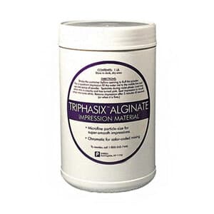 TriPhasix Chromatic Alginate Impression Material, French Vanilla, 1 lb Can with Scoop, S400 thumbnail 7