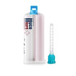 MucoHard+ Hard Denture Reline Resin, 50 mL Split Cartridge Refill with Mixing Tips, Self-Cure, Translucent Pink, S641 thumbnail 12
