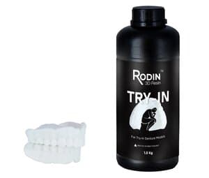 Rodin® Try-In 3D Resin, 1kg Bottle, Off-White, 3DR-TIF thumbnail 8
