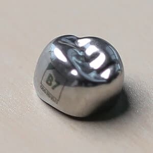 Acero 3S Primary Molar Stainless Steel Crown, Upper Right First Molar (Tooth B), Size 7, 5/Pack thumbnail 6