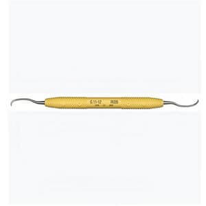 PDT Amazing Gracey 11/12 Curette, Double-Ended, Sunshine Yellow Resin Handle, 6.5", R026 thumbnail 11