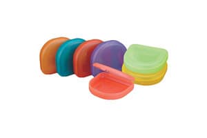 Plasdent IBOX Dental Appliance Boxes, Fluorescent Pink, 12-Pack - IBOX DENTAL APPLIANCE BOXES FLUORESCENT PINK 12 - Image 1