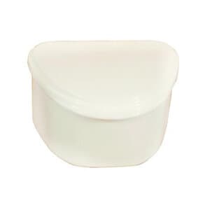 Plasdent Denture Box, White, Plastic with Hinged Lid, 4"W x 3"L x 2"H, 12/Box, 200BTH-1 thumbnail 8